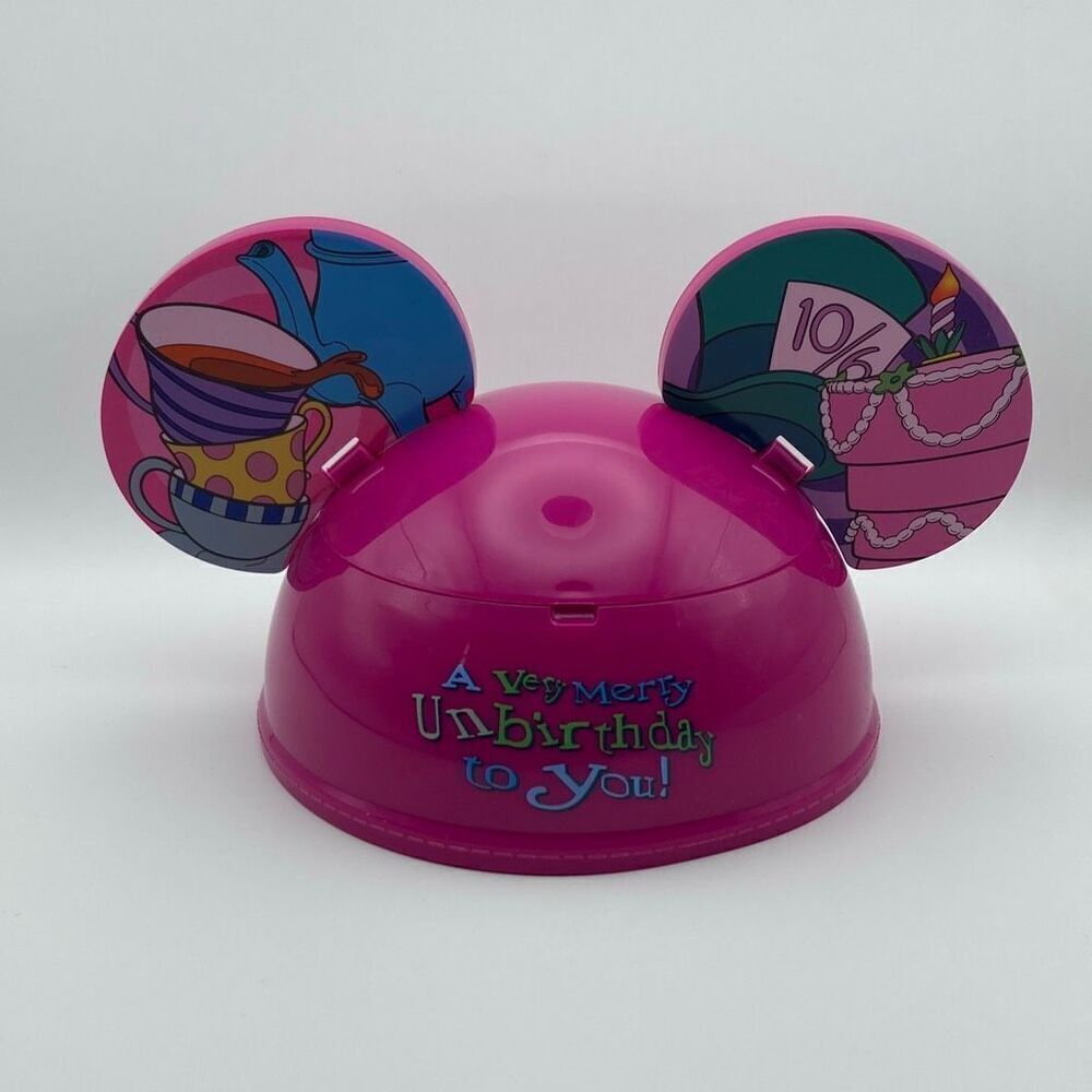 Merry Unbirthday Ear Hat Mickey Mouse Ice Cream Sundae Bowl Disneyland Earhat